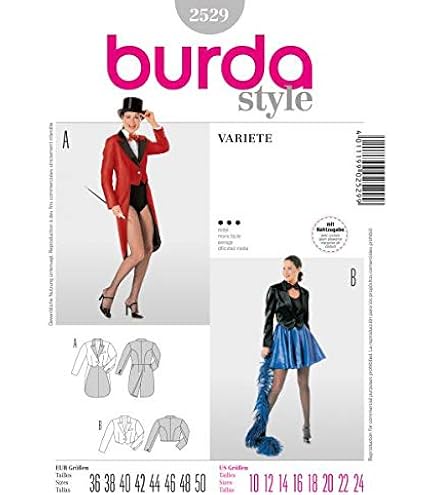 Patron déguisement gentleman : Burda 2530