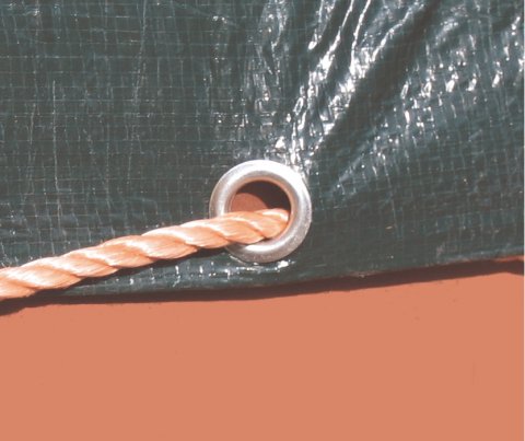 PE – Holzabdeckplane 1,5 x 6 m grün 210g/m² 431506 - 2