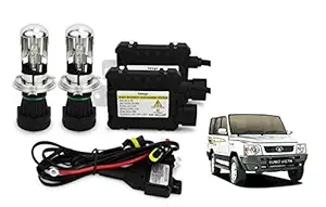 RS Enterprises Cars Tata Sumo Victa H4 - HID Conversion Light Kit ( 2 HID Light , 2 Blaster , Wiring ) Vehicle HID Kit for Car Headlight