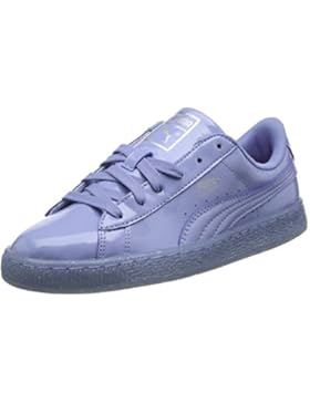 Puma Unisex-Kinder Basket Patent Iced Glitter Jr Low-Top