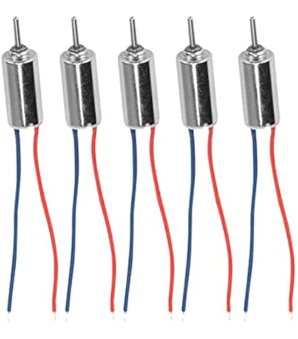 Lot De 5 Moteurs Sans Noyau 4.5V 32250RPM Micro Moteur CC 4mmx8mm | Pour Modèles Réduits Avions Jouets Électroniques