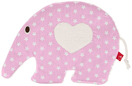 Preisvergleich Produktbild La Fraise Rouge 4251005603581 Wärmekissen, Ameisenbär Paulette, rosa / weisse Sterne mit Rapssamen