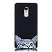 Produktbild Chreey Hülle für Xiaomi Redmi Note 4 / Note 4X, Anti-kratzt Schwarz 3D Drucken Muster Handyhülle Weiche Silikon TPU Rückseitehülle Bumper Schutzhülle, Überraschte Katze