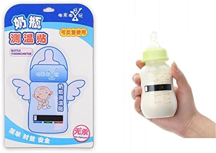 PTJIONG Infant Baby Flexional Milk Bottle Temperature Test Strip Thermometer Sticker