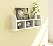 Home Sparkle Sh720 Wall Shelf (Lacquer Finish, White) RS.999.00