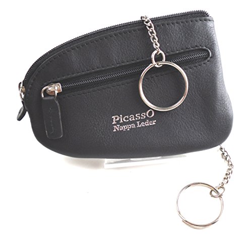 Preisvergleich Produktbild Picasso Echtes Nappa Leder Schlüsselmäpchen Schlüsselanhänger