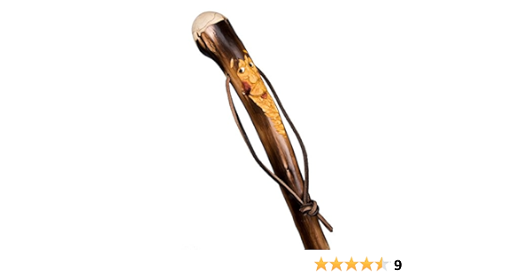 Bastone Da Trekking Wurzelmann Intagliato Amazon It Sport E Tempo Libero