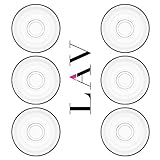 bajoplato de cristal venta Material: Cristal \'Lav 6TLG. Bajo Juego de platos de cristal de alta calidad 110 mm platillo Cay Tabagi \"Serie ajda (ajd268)