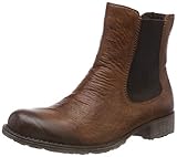 Ton-in-Ton-Nähte Rieker Damen 70873 Chelsea Boots, Braun (Cuoio 22), 41 EU