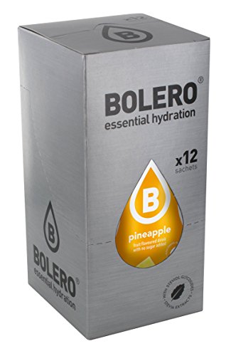 Bolero Preparado para Bebida, Sabor Pineapple - 12 sobres