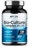 Bio-Cultures Probiotic Plus | High Strength 120 Capsules | Multi-Strain Formula with Added Pre-Biotic (Inulin) | 10 Billion CFU Acidophilus Capsules | Vegetarian Friendly | UK Made by a Trusted Brand