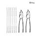 Produktbild BESTONZON 8 stücke Meeresfrüchte Werkzeuge Set Nussknacker Hummer Öffner Edelstahl Meeresfrüchte Gabeln Picks