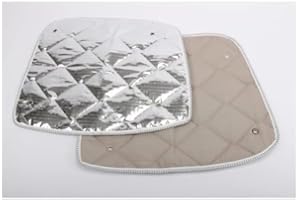 Mecatechnic Rideaux 2 vitres pour doubles portes arrières FIAT DUCATO III (X250) et PEUGEOT BOXER de 07/2006 à 2014 - Gris - Minimaliste - Stores de portière arrière pour fourgons - Rideaux