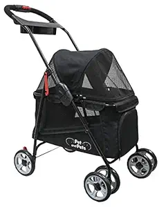 PETIQUE Simplicity Pet Stroller, Black