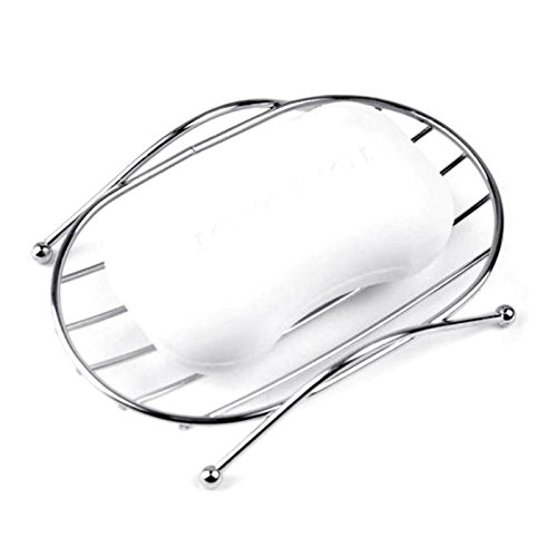 DDU(TM) 1 Stück Angewandt Badezimmer Helfer Edelstahl Einzigartige Seifenschale Behälter Kasten Seifenhalter - 2