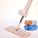 Produktbild GANJING Flacher Mopp/freie Handwäsche/Edelstahl Microfiber/Putter-Entwässerung/nass und trocken Doppelnutzung/rotierender Mopp