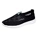 Produktbild ZIYOU Herren Segelschuhe Hohl Mesh Atmungsaktive Turnschuhe Outdoorschuhe Golfschuhe Aqua Schuhe(Schwarz,43 EU)