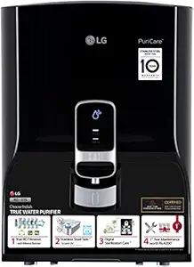 LG Puricare WW140NP RO + Mineral Booster Water Purifier with Dual Protection Stainless Steel Tank, Black