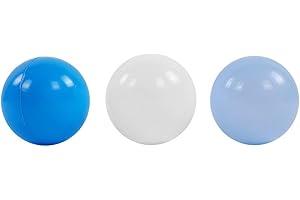 Jauarta Ball Pit Balls 200 Balls for Ball Pit 37×32×15 100pcs Ldpe Baby Toy Ocean Ball Multicolor 5.5cm Plastic Pit Ball for Kids
