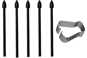 IISEON 5X S-Pen Ersatzspitzen für Samsung Galaxy Tab S8, S8+, S8 Ultra, Tab S7, S7 FE, S7+, S9, S9 FE, S9 Ultra, S9+, S9 FE+, Berühren Sie Stylus S Pen Tips Nibs Werkzeugsatz nachfüllen-Schwarz