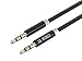 Produktbild Aux Kabel LB World 3,5mm Audio Kabel - 2M Klinkenkabel für Kopfhörer, Apple iPhone iPod iPad, Smartphones, Heim/KFZ Stereoanlagen, MP3 Player und mehr -geflochten Tangle Kostenlos (6.6ft, Black)