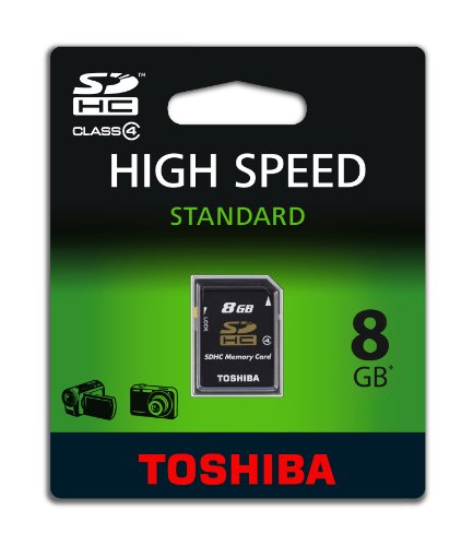 Preisvergleich Produktbild Toshiba Class 4 SDHC 8GB High Speed Speicherkarte