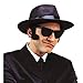 Produktbild NET TOYS Schwarze Jumbo Kotletten Blues Brothers Bart Sideburns Sideburn Koteletten Backenbart falsch Backen