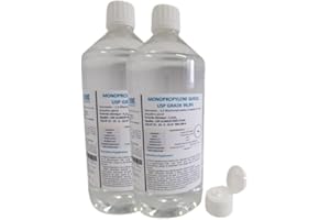 MEDILIFE Monopropylene Glycol (PG) USP Grade Alimentaire 99.99% Pure (2kg)