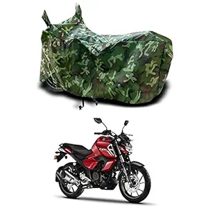 ANTHUB Water-Resistant Body Cover for Yamaha FZS FI V3 UV Ray Dirt Dust Protection (GR-1288-Multi-Colored)
