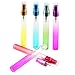 6 Pcs 10ml Mini Gradient Color Refillable Bottle Empty Travel Perfume Glass Atomizer Pump Sprayer Bottle Set