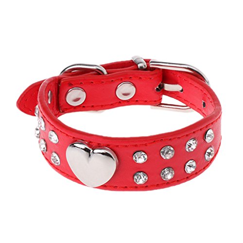 Preisvergleich Produktbild Manyo Halsband für Hunde und Katzen, Glitzer-Haustier-Halsband, verstellbar