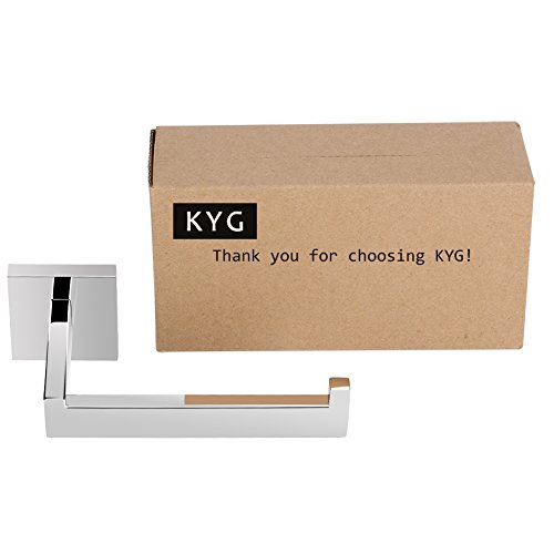 KYG Edelstahl Klopapierhalter Wand Bad Toilettenpapierhalter ohne Deckel - 8