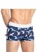 Produktbild Boxershorts, LMMVP Herren Boxer Unterhose Slips Shorts Unterwäsche Baumwolle Boxershorts (XL, Dark Blue)