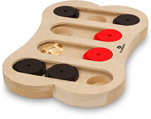 Karlie 513921 Juguete de Inteligencia para Perros Apollo, 30 x 20 cm, Marrón