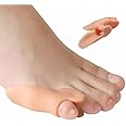 BIOFOOT HEALTHCARE Pinky Toe Straightener & Separator, Tailor's Bunion Corrector Pads for Bunionette Pain Relief, Silicone Gel Little Toe Cushion Protector, Prevent Blisters, Splint Spacer - 1 Pair