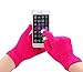 Produktbild 2Ticks Hot Pink warme Winter Handschuhe Gestrickte Touch-Handschuhe Männer Frauen Touch Screen Archos Diamond Alpha