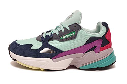 Preisvergleich Produktbild adidas Falcon Womens in Clear Mint / Collegiate Navy, 5.5