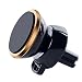 Produktbild Forepin® 5 Farben Universal Handy Telefon Magnetisch Halterung für Lüftungsgitter 360 Grad drehend KFZ Zubehör Autohalterung Lüftungsschlitze Halterungen Wiege iPhone Samsung HTC Motorola - Gold