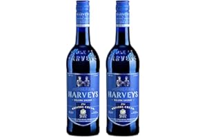 MOMENTOS SANTIAMEN Vino Harveys Bristol Cream de 75 cl - D.O. Jerez-Sherry - Bardinet (Pack de 2 botellas)