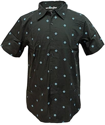 Hearthstone: Heroes of Warcraft Allover Logo Print Men's Short Sleeve Shirt (Small)
