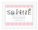 Personalised Alphabet Meaning of Name Print for Girls, New Baby Gifts, Christening Gifts for Girls