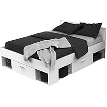 Suchergebnis auf Amazon.de für: stauraumbett weiss 140x200 cm