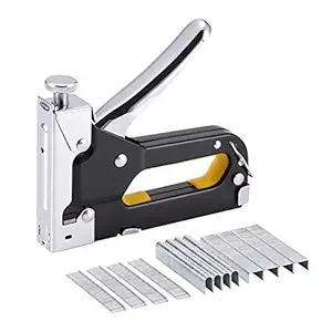 GLIVE (LABEL) Heavy Duty 3 in 1 Stapler Staple Gun Nailer Tacker Nails Gun Tracker Stapler with Pins for Furniture Woodworking Stapler Tools (Stapple Gun Only)