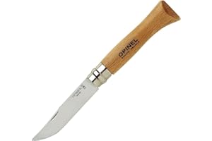 COLTELLO OPINEL TRADIZIONALE CON LAMA INOX O AL CARBONIO - MISURE VARIE-Inox N 8