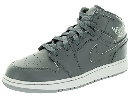 Jordan Nike Kids Air 1 Mid BG Basketball Shoe