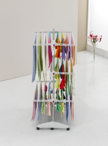 Hanuri One Touch Wäscheständer / Wäschetrockner / Variabel klappbar / Fußrollen - 10