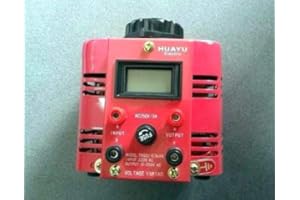 GOLDSOURCE Huayu Transformateur de Sortie Variable Variac 2 Ampères AC 500 W Tension Variable de 1 à 250 Volts Sortie