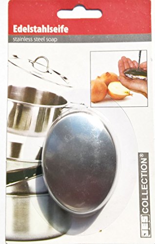 JES COLLECTION® Edelstahlseife - Antigeruchseife / Anti-Geruchseife - rostfrei
