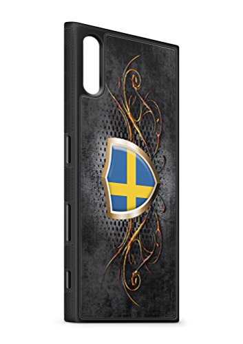 Sony Xperia X Schweden Stockholm V4 SILIKON Flipcase Tasche Hülle Case Cover Schutz Handy