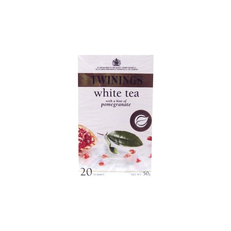 Buy Twinings Pomegranate Pure White Tea Bags (50g, Pack of 20